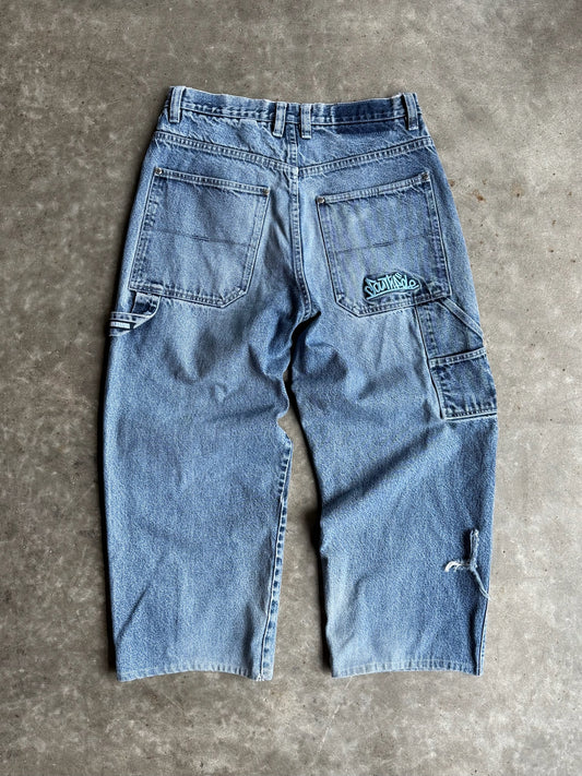 Vintage Distressed Southpole Denim Carpenter Pants - 32