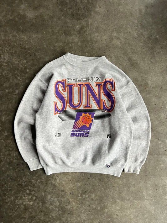 Vintage Grey Phoenix Suns Crew - L