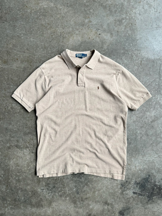 Tan Short Sleeve Polo - XL
