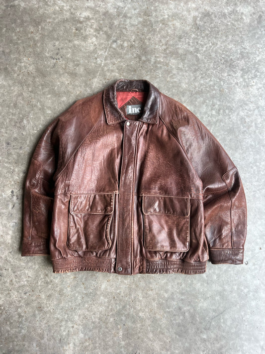 Vintage Inc Leather Jacket - XL