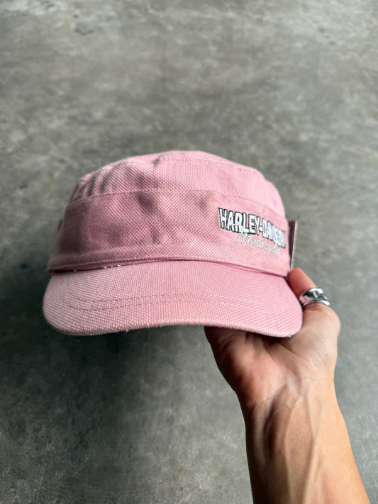 Vintage Pink Harley Davidson Adjustable Hat