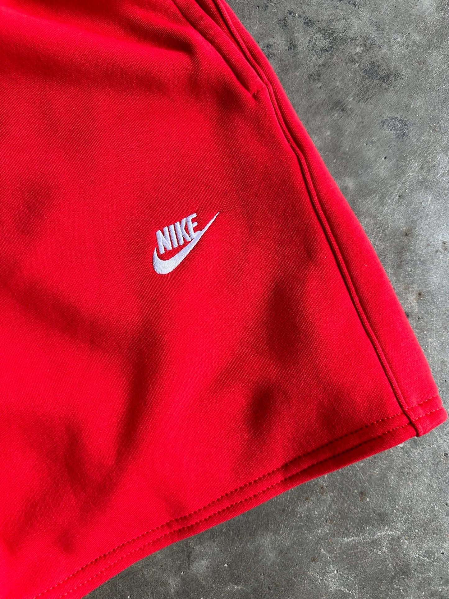 Vintage Reworked Red Nike Shorts - L