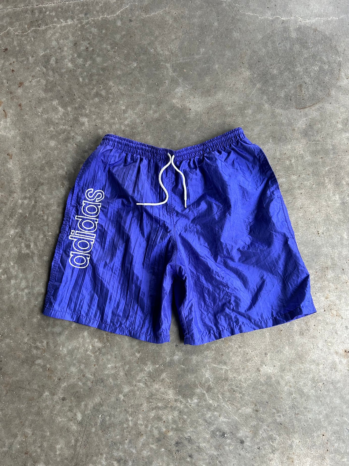 Vintage Purple Adidas Shorts - L