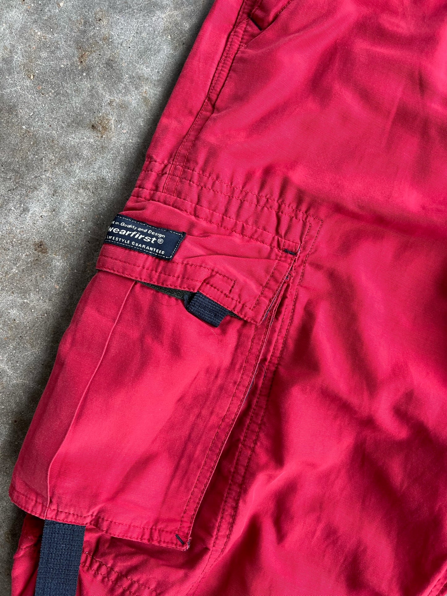 Vintage Red Wear First Cargo Pants - 30