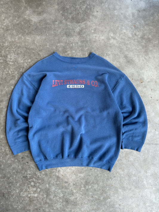 Vintage Levi’s Spellout Crew - XL