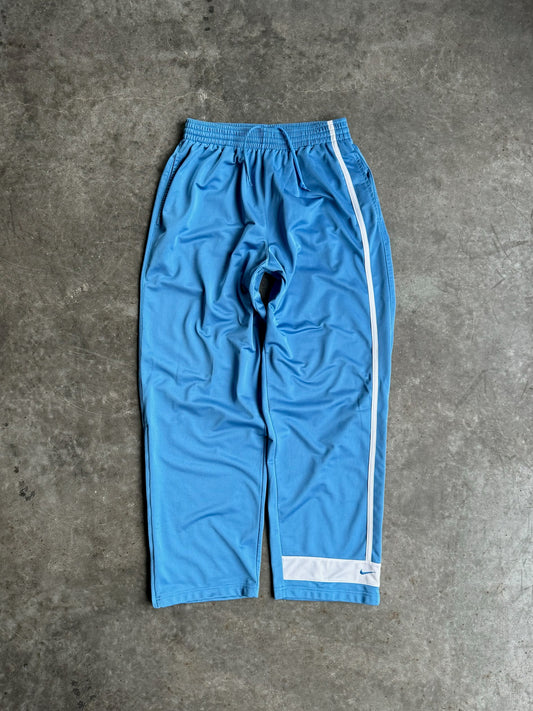 Vintage Y2K Light Blue Nike Track Pants - L