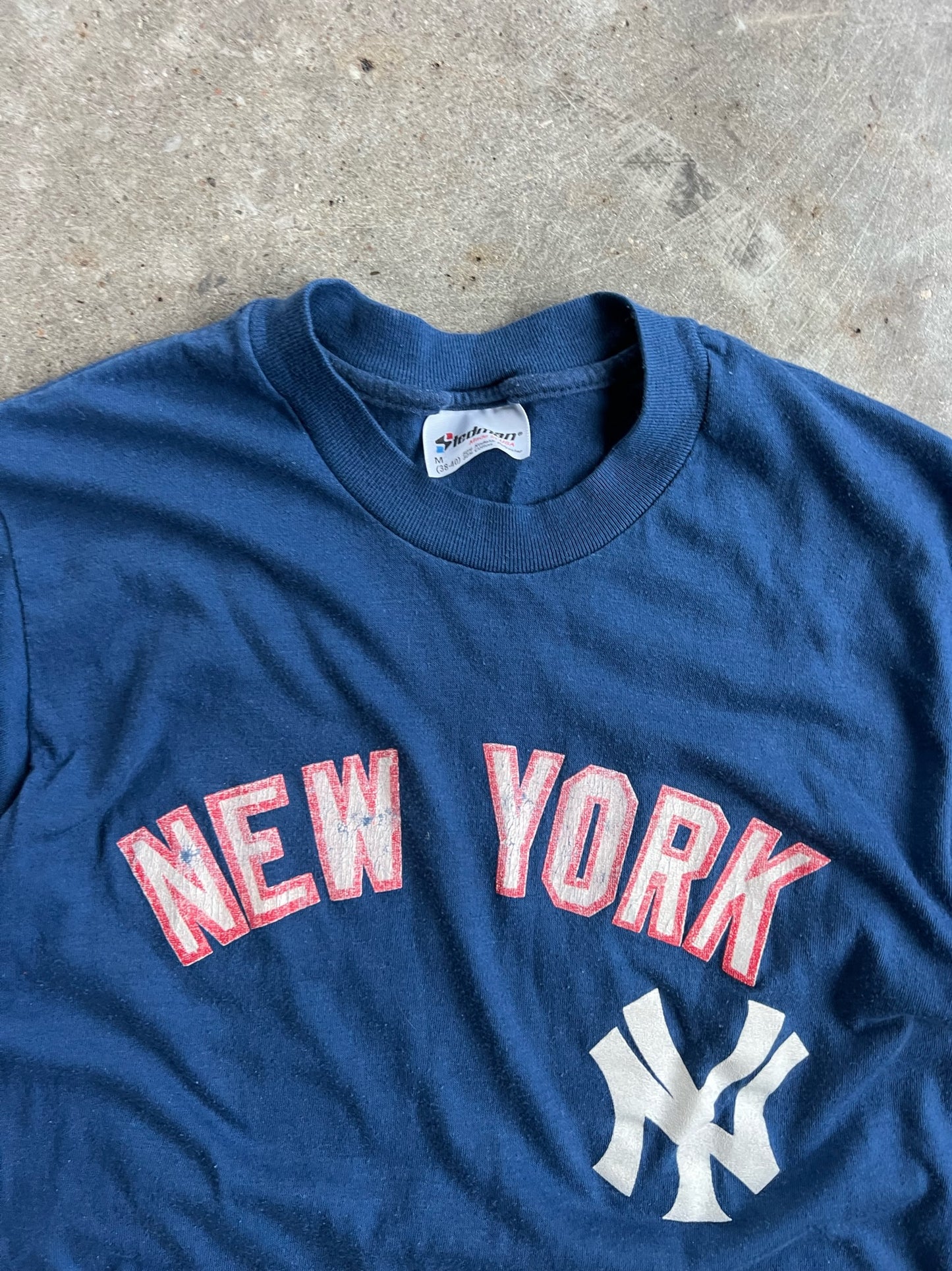 Vintage Navy New York Yankees Shirt - M