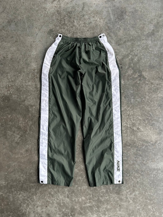 Vintage Olive Green Nike Track Pants - M