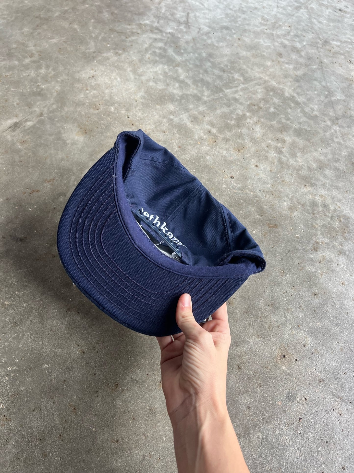 Vintage Navy Jeep Snapback Hat