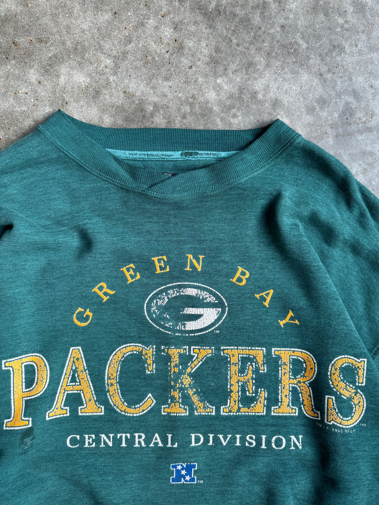 Vintage Green Bay Packers Central Division Crew - L