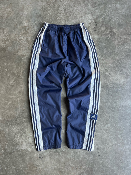 Vintage Navy Striped Adidas Track Pants - L