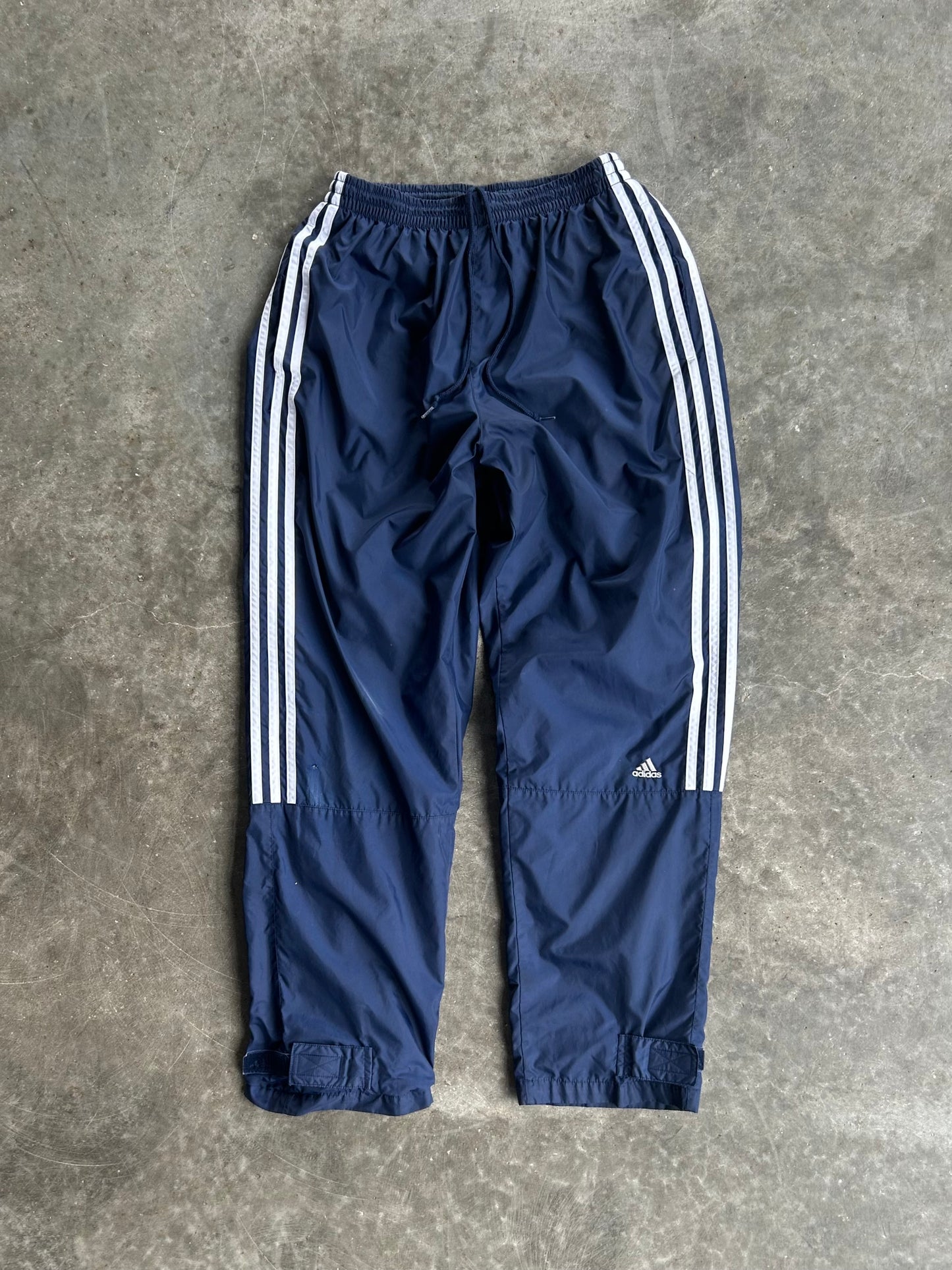 Vintage Navy Blue Adidas Track Pants - M