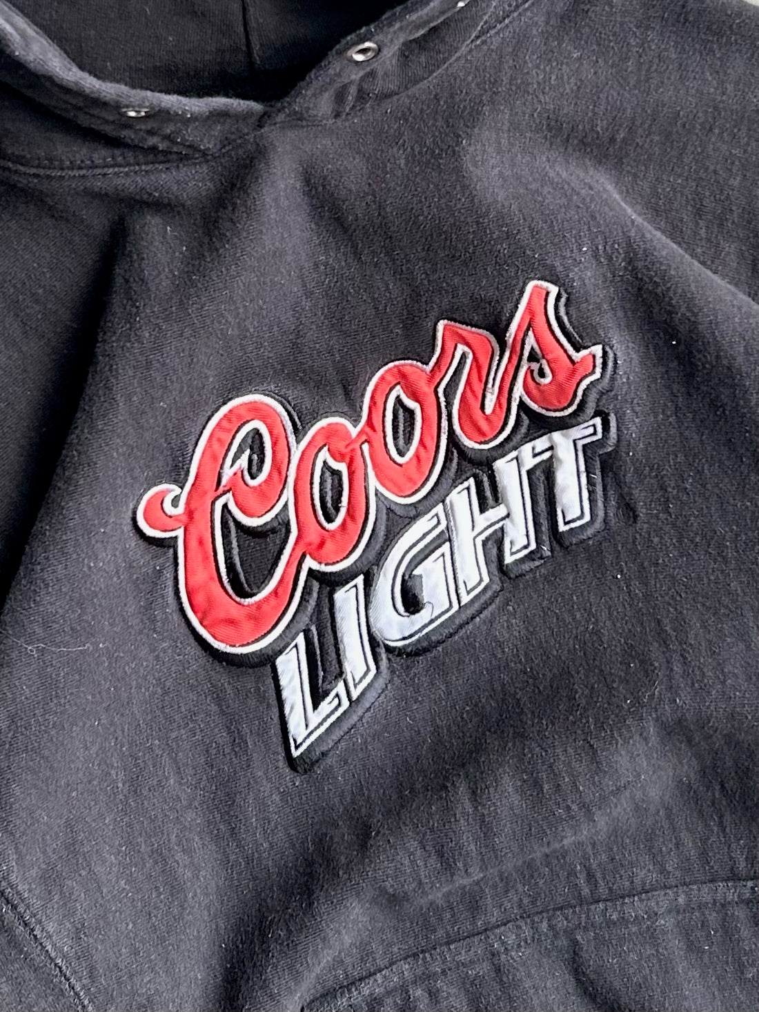 Vintage Black Coors Light Hoodie - S