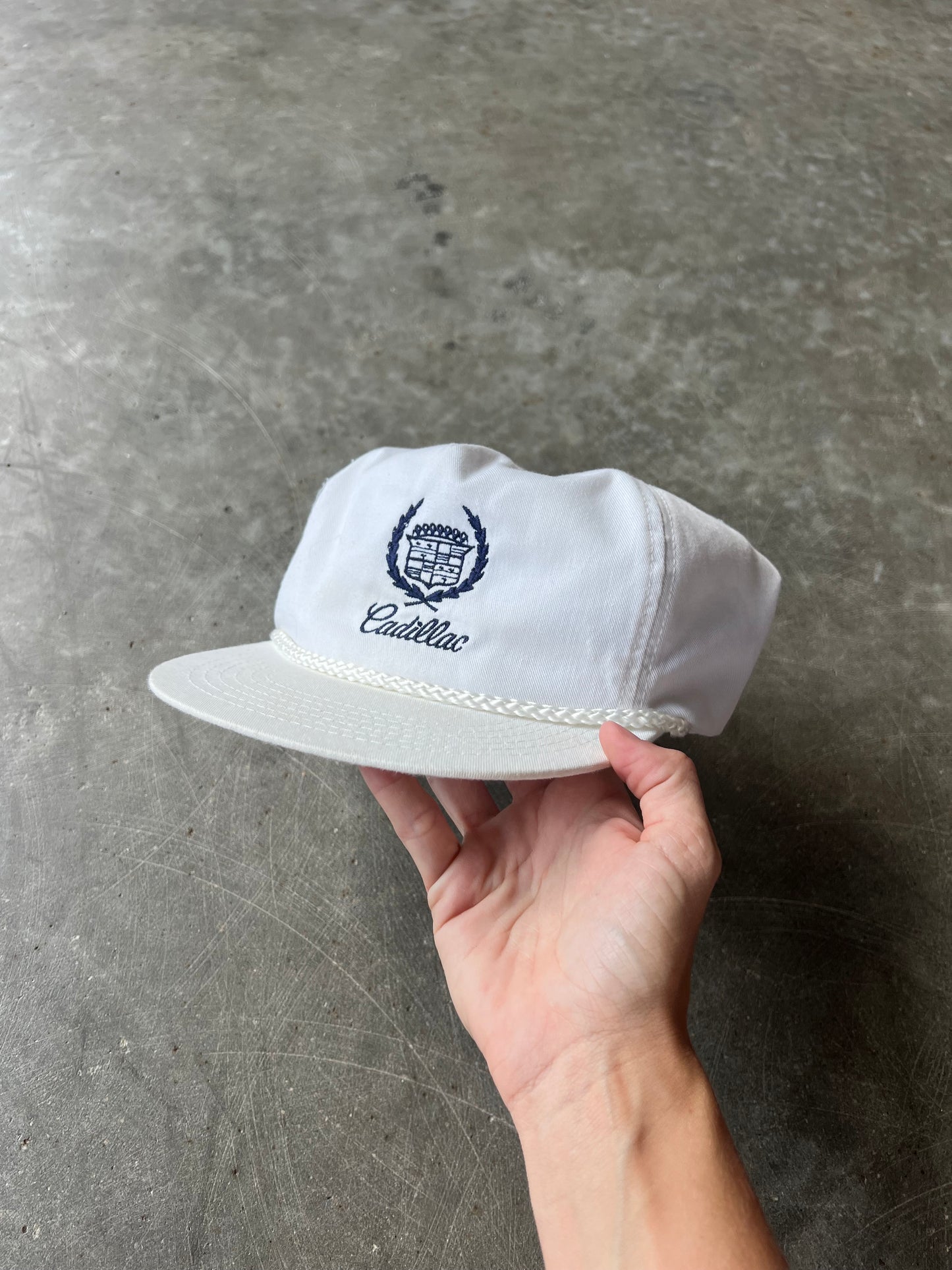 Vintage Cadillac Strapback Hat