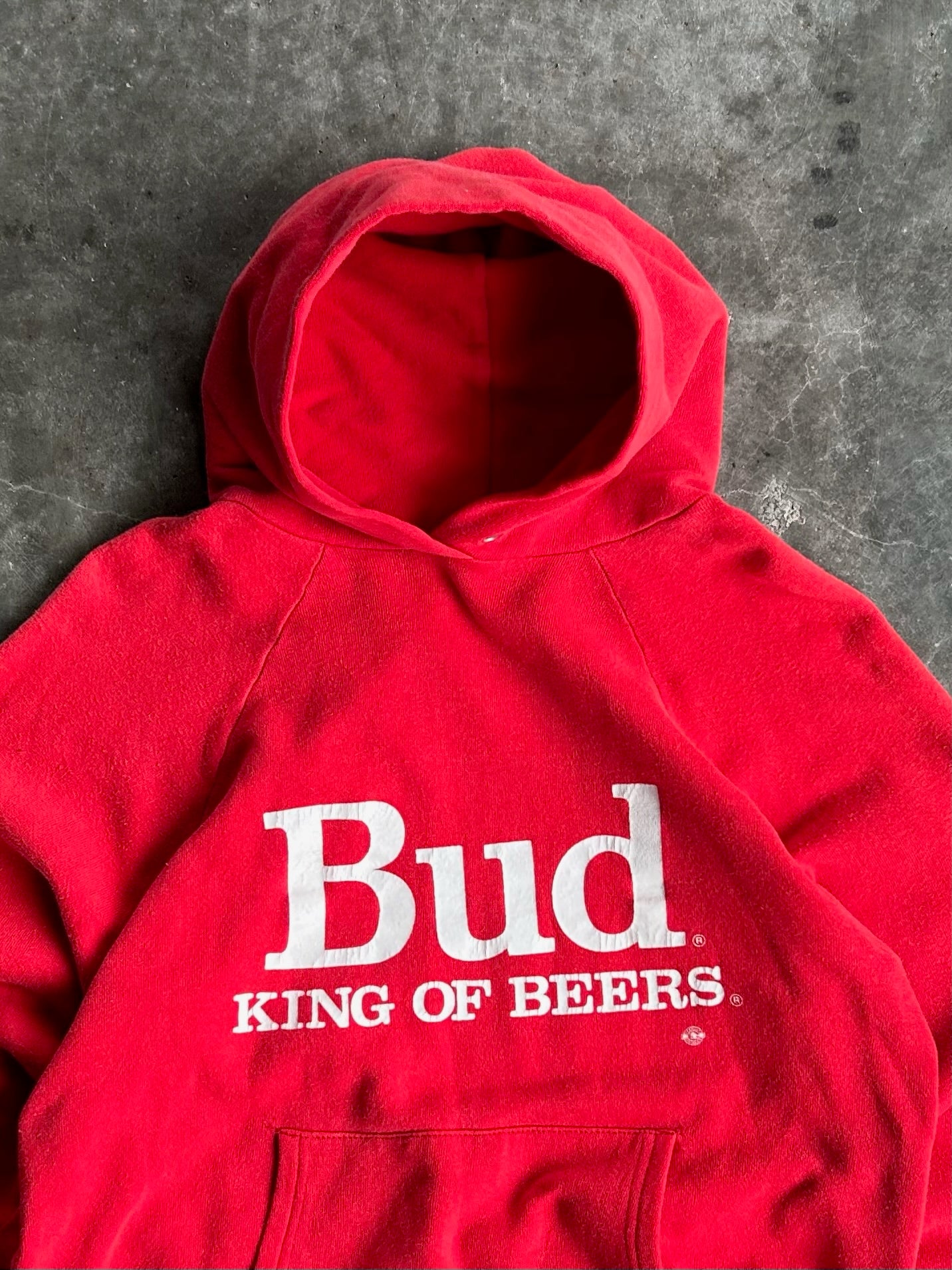 Vintage Red Bud King Of Beers Hoodie - M