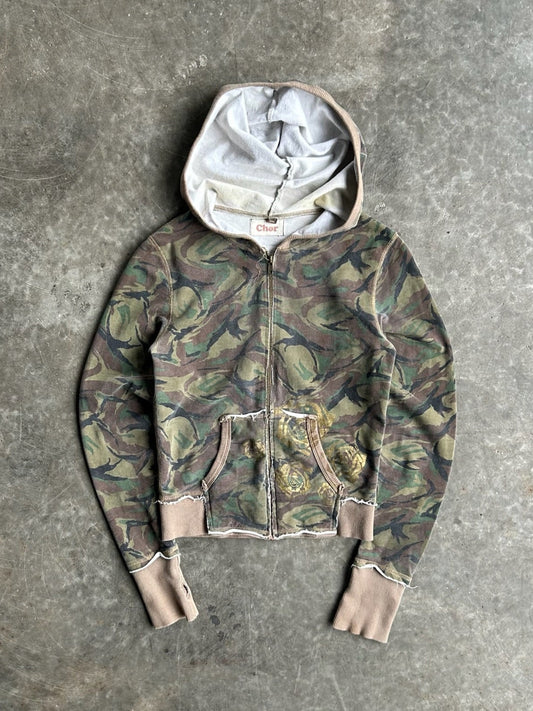 Vintage Chor Camo Zip - S