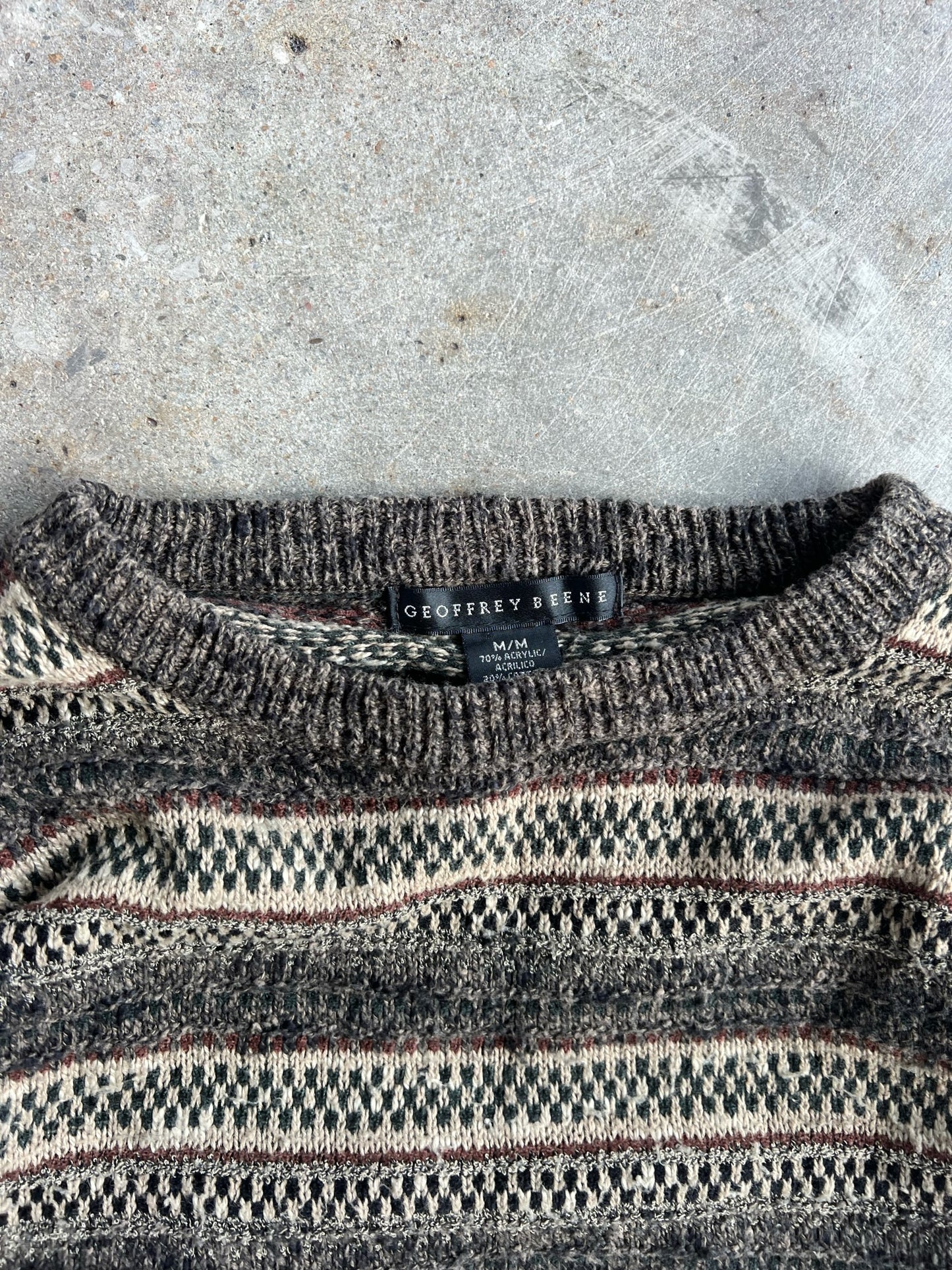 Vintage Geoffery Beene Sweater - M