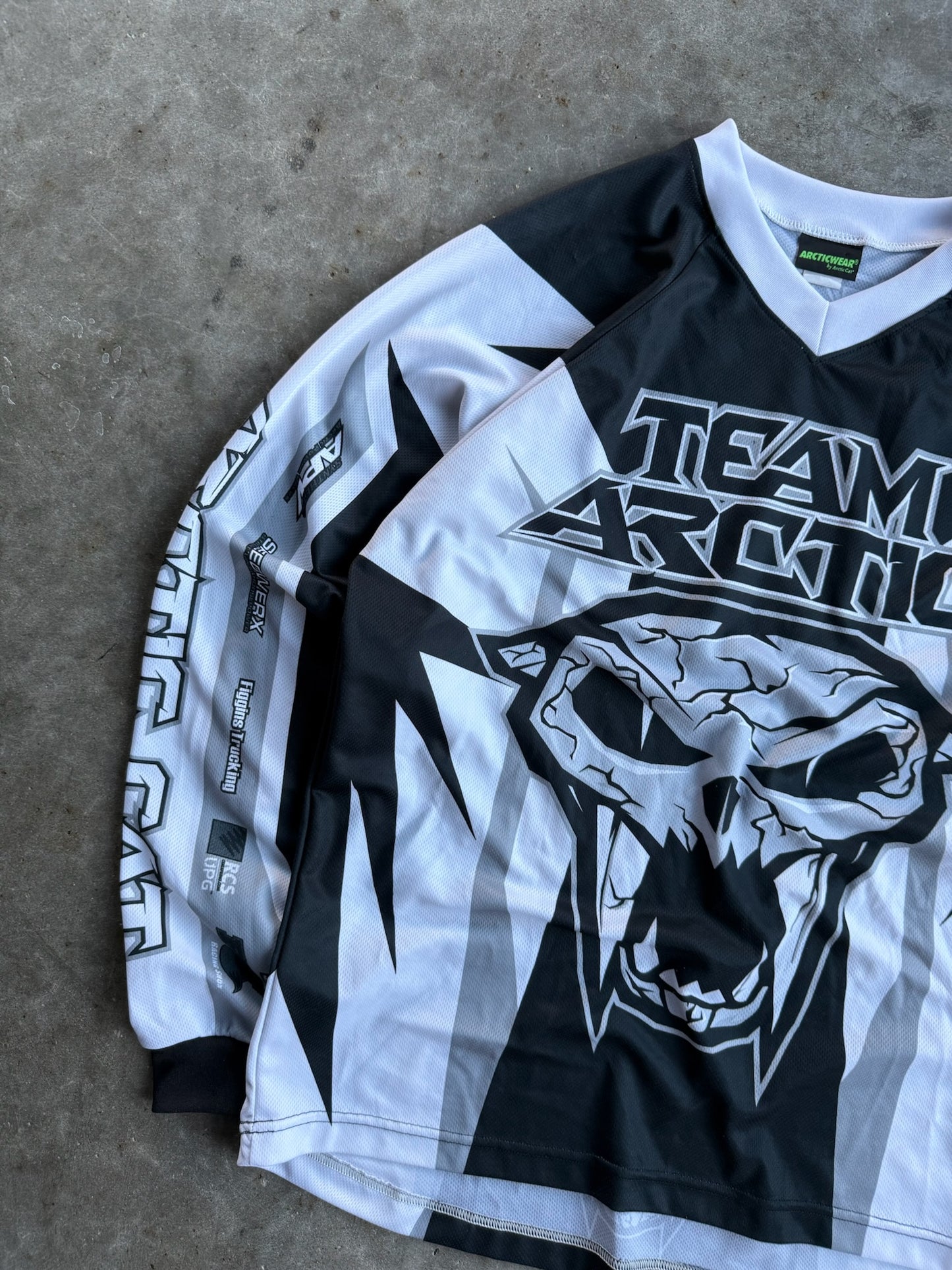 Vintage Arcticwear Team Arctic Skull Raving Jersey - S