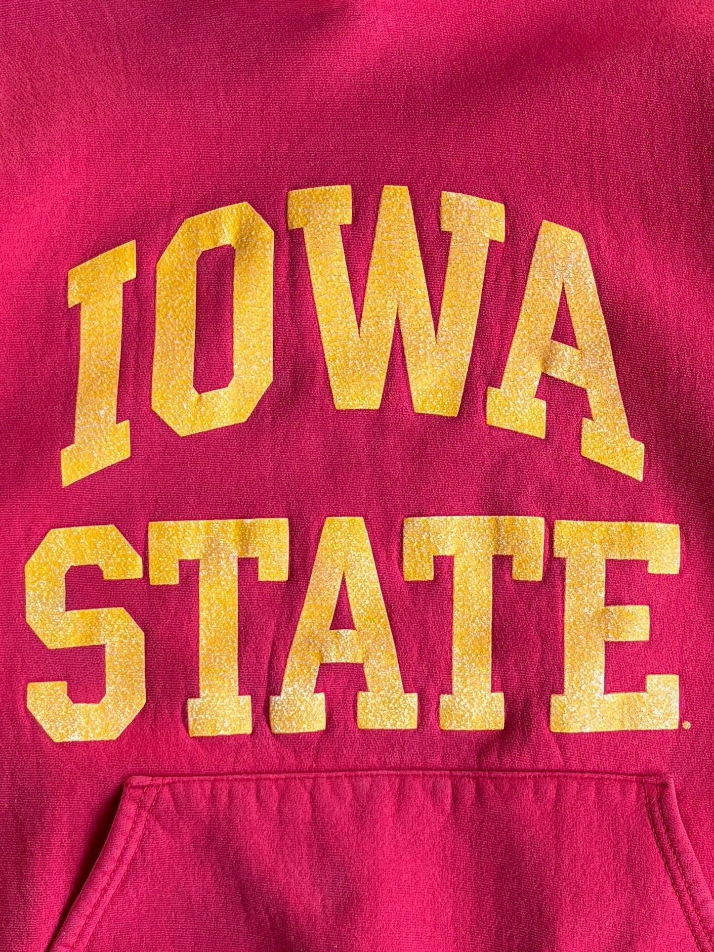 Vintage Red Iowa State Hoodie - XXL