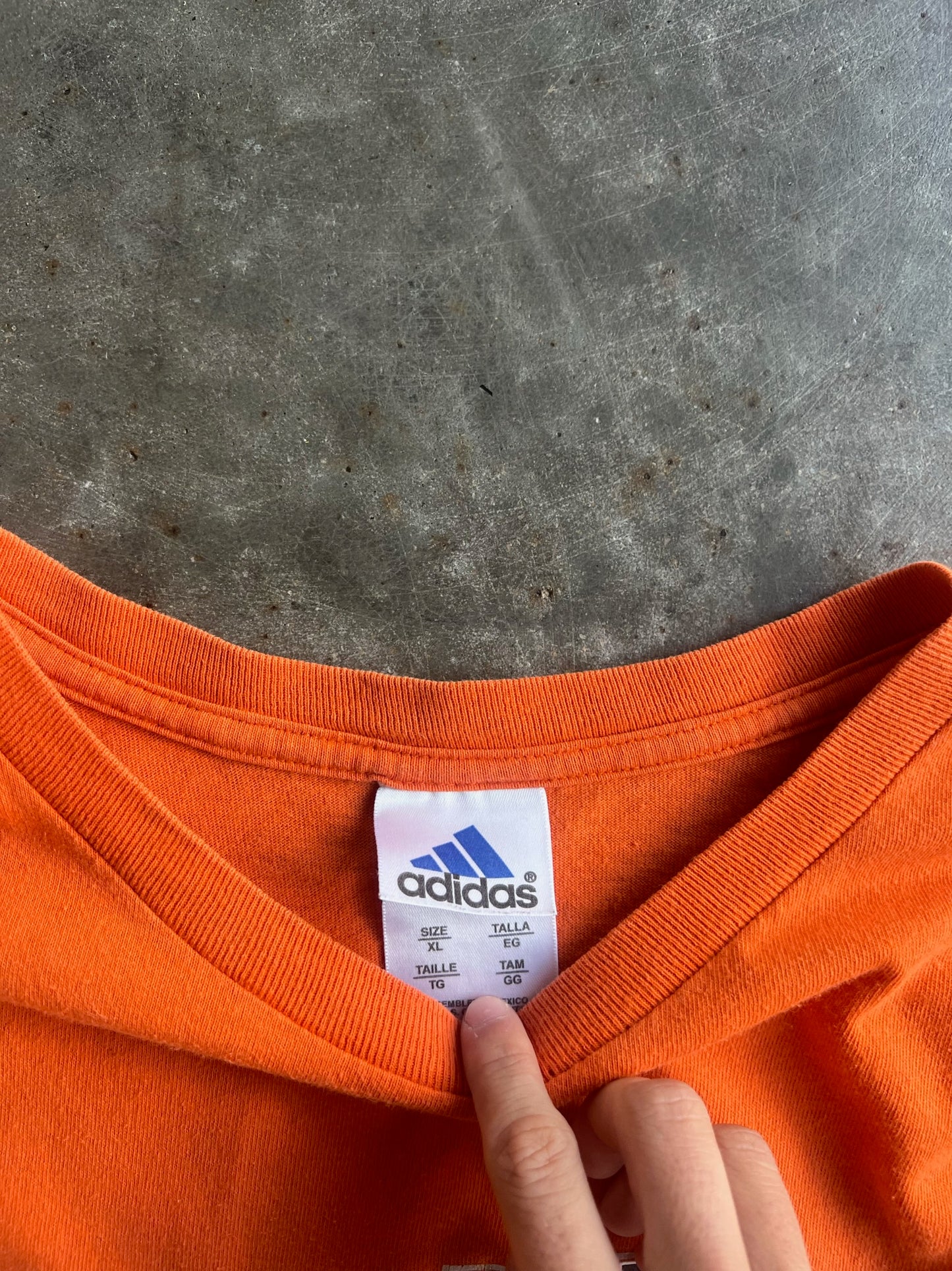 Vintage Orange Adidas Shirt - XL