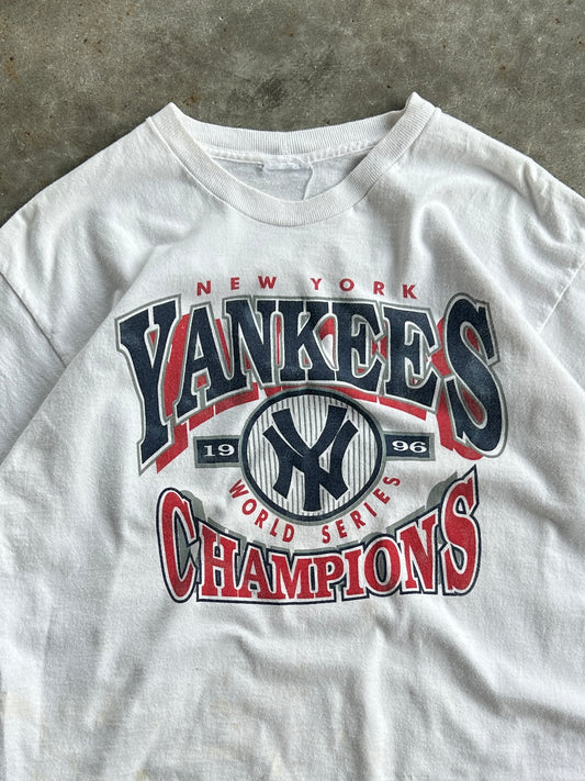 Vintage New York Yankees World Series Champions Tee - XL