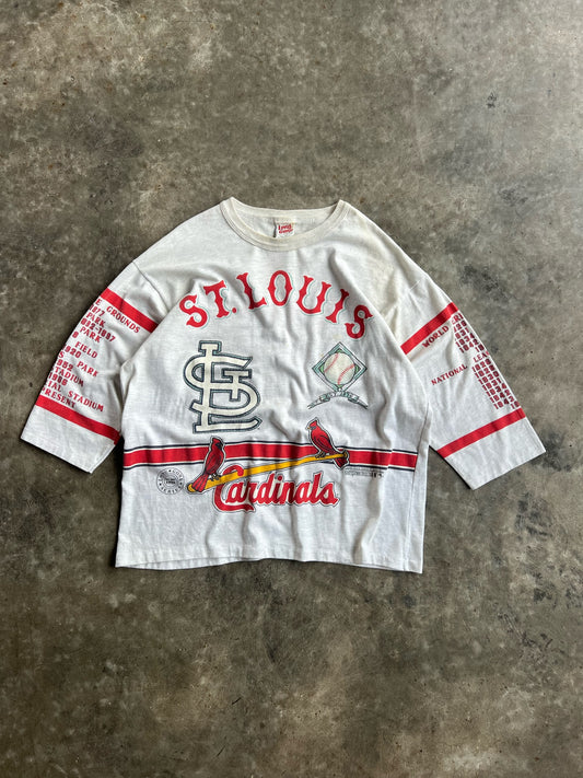 Vintage St. Louis Cardinals Single Stitch Long Gone Shirt - XL