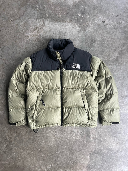 Vintage Sage Green North Face Puffer Jacket - L