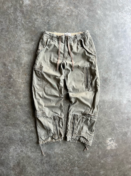 Vintage Olive Green Old Navy Cargo Pants - 29