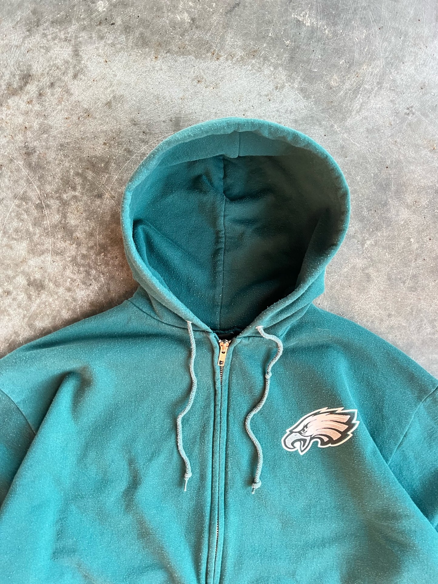 Vintage Philadelphia Eagles Zip Up - XL