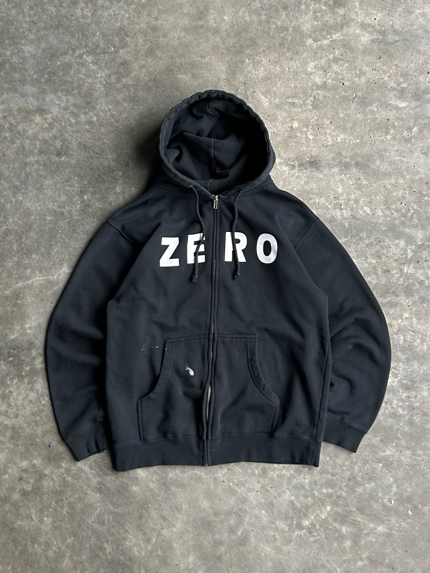 Vintage Black ZERO Zip Up - S