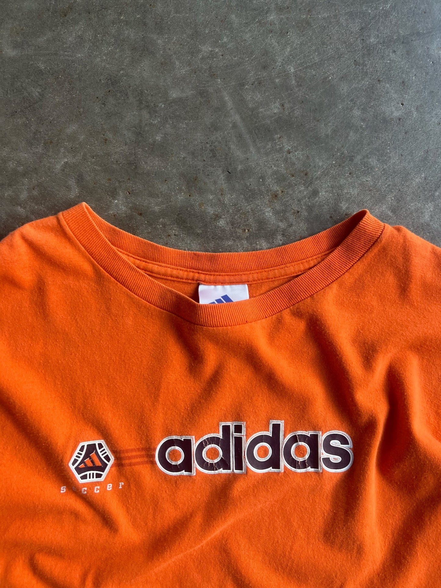 Vintage Orange Adidas Shirt - XL