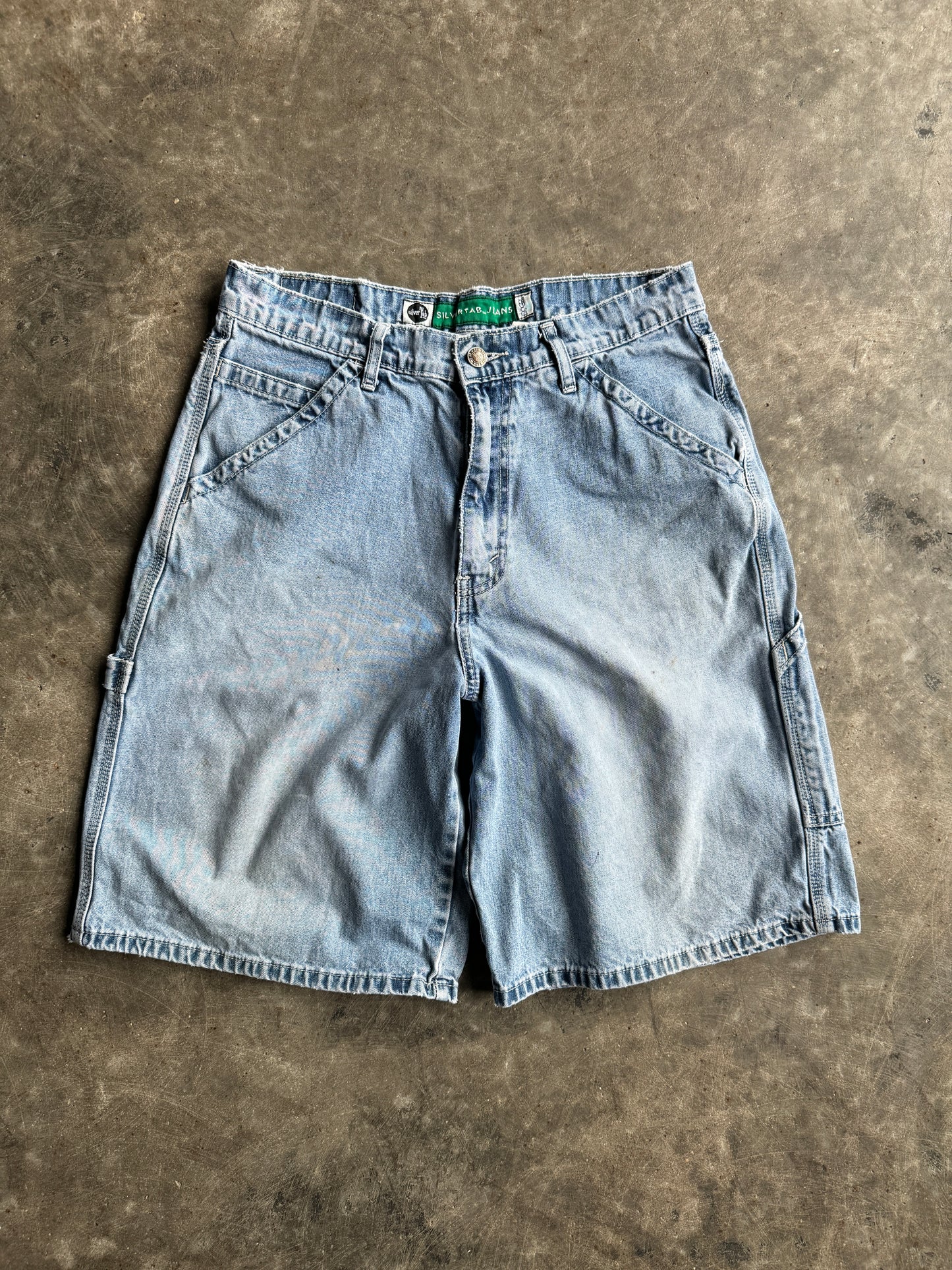 Vintage Levi’s Silvertab Light Wash Denim Shorts - 32