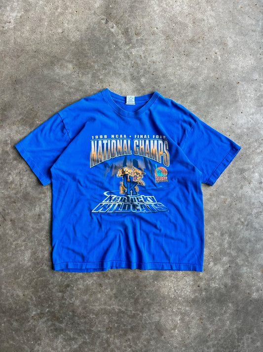 Vintage 1996 Kentucky Wildcats National Champs Shirt - XL