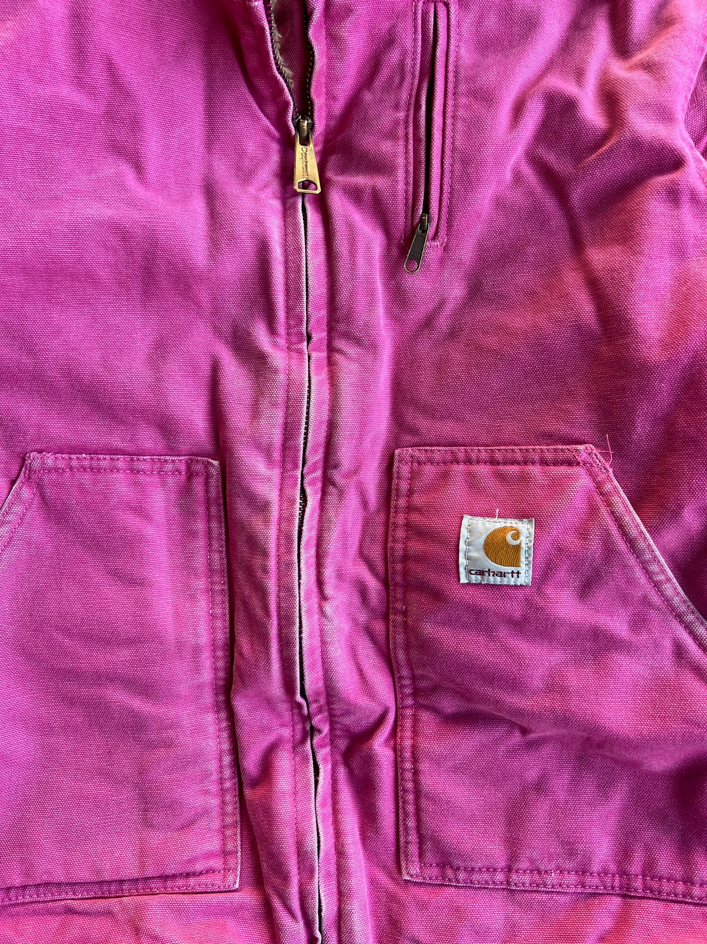 Vintage Sherpa Line Pink Carhartt Jacket - S