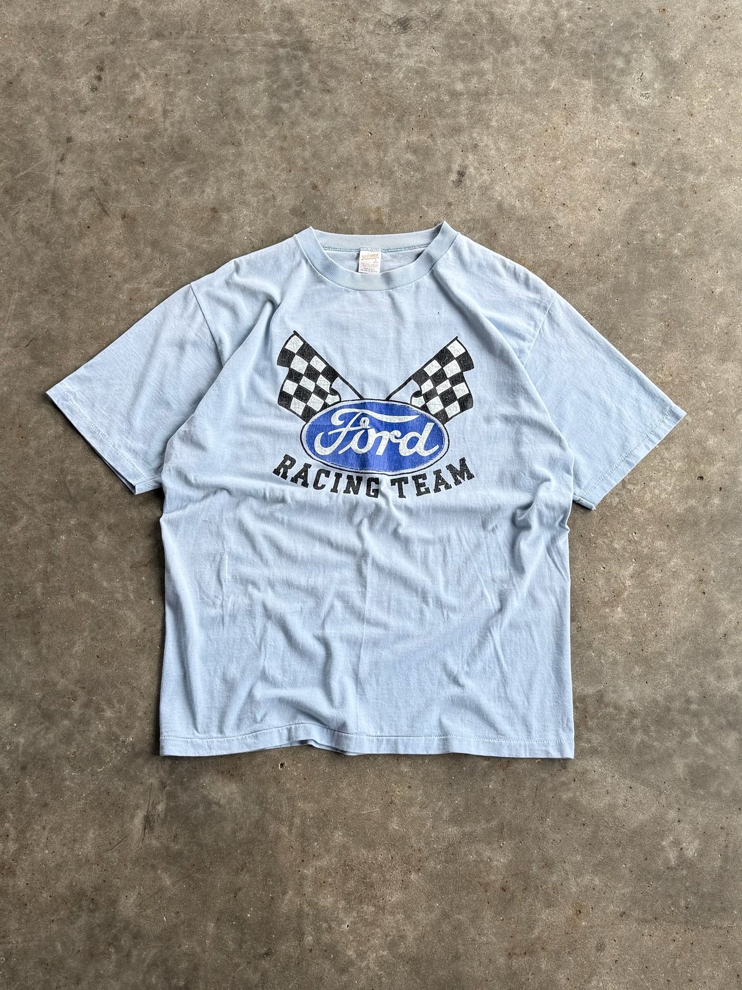 True Vintage Single Stitch Blue Ford Tee - L