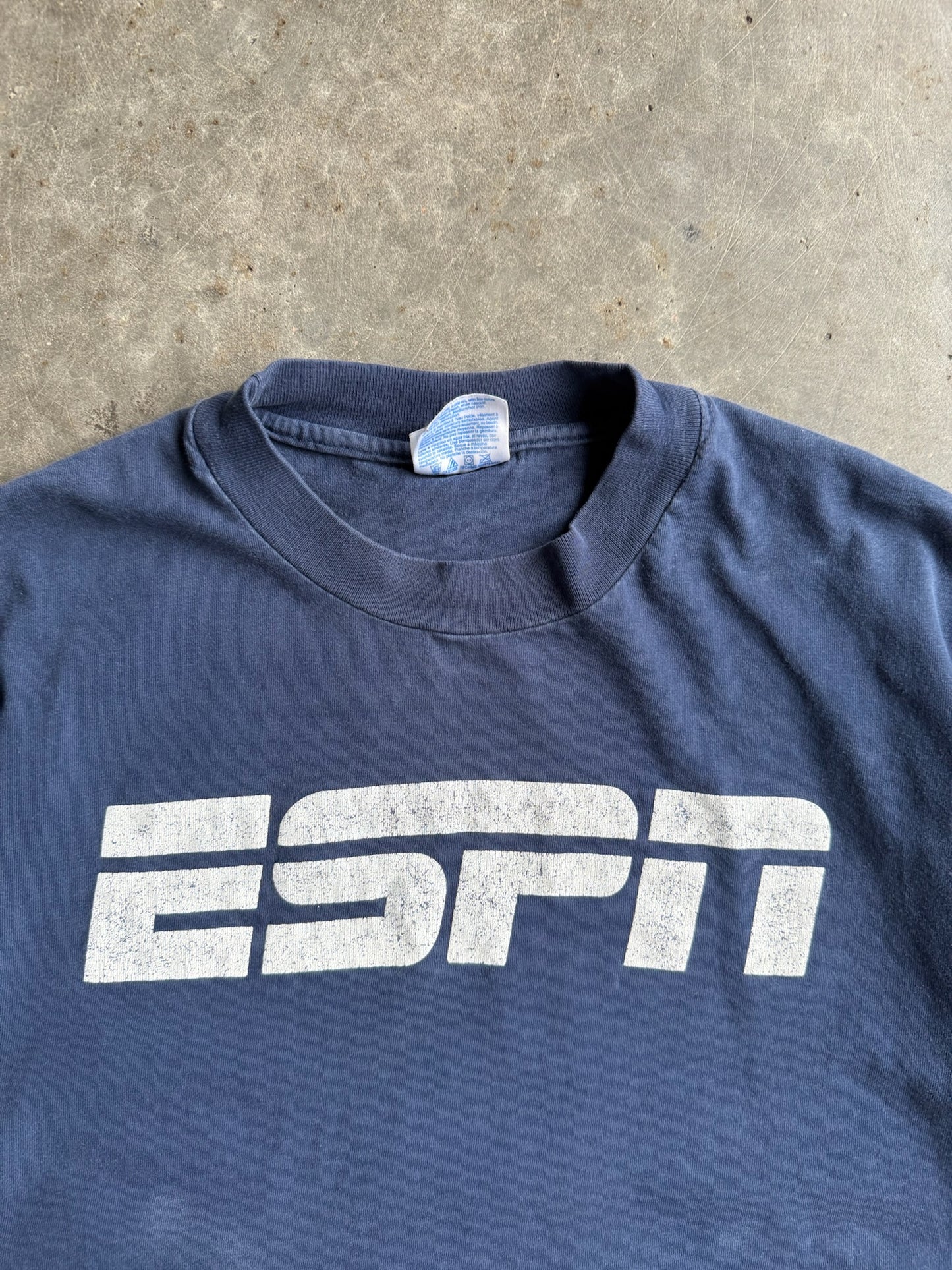 Vintage Navy ESPN Shirt - L