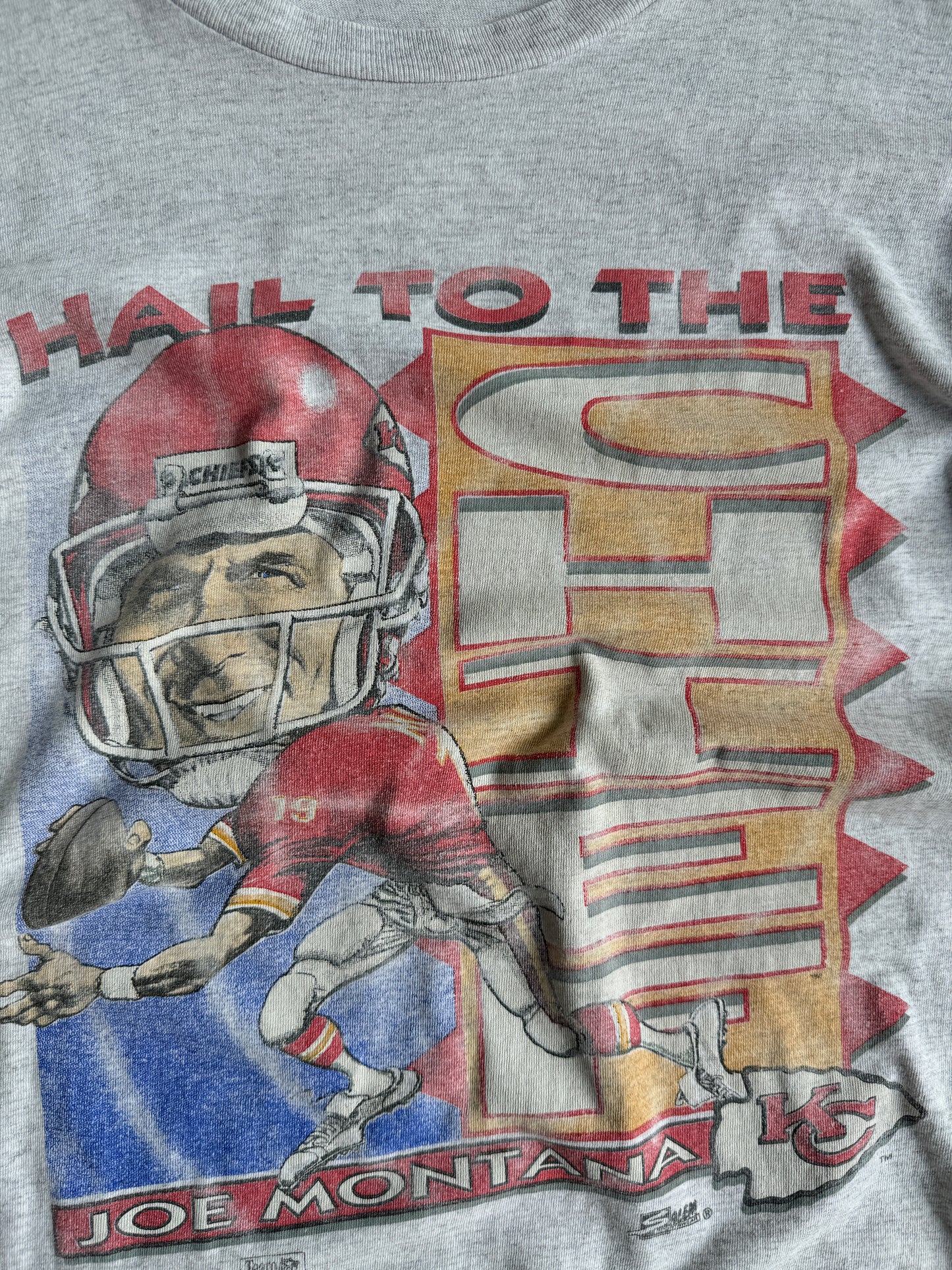 Vintage Kansas City Chiefs Joe Montana Shirt - M