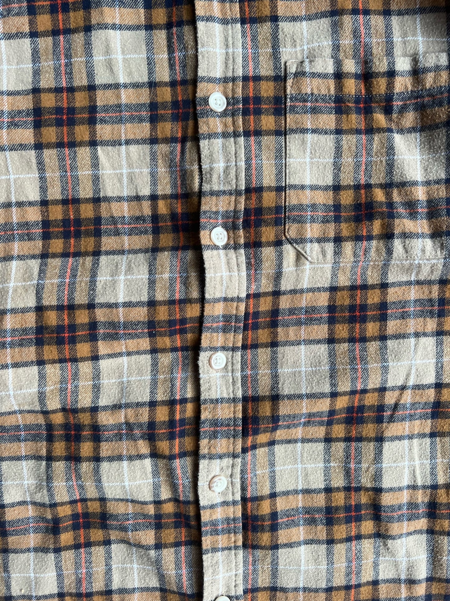 Vintage Yellow Eddie Bauer Flannel - XL