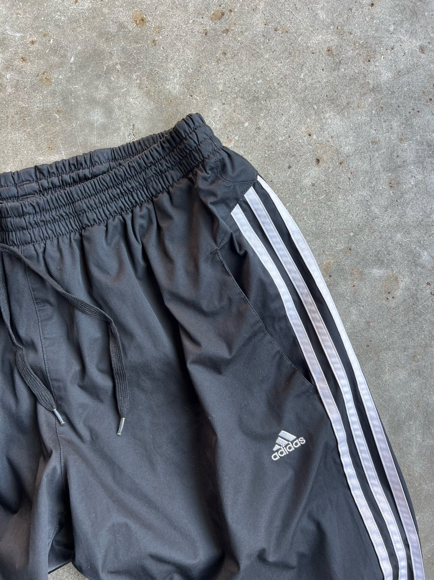 Black Adidas Track Pants - L