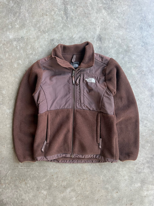 Vintage Brown Fleece North Face Zip Up - S