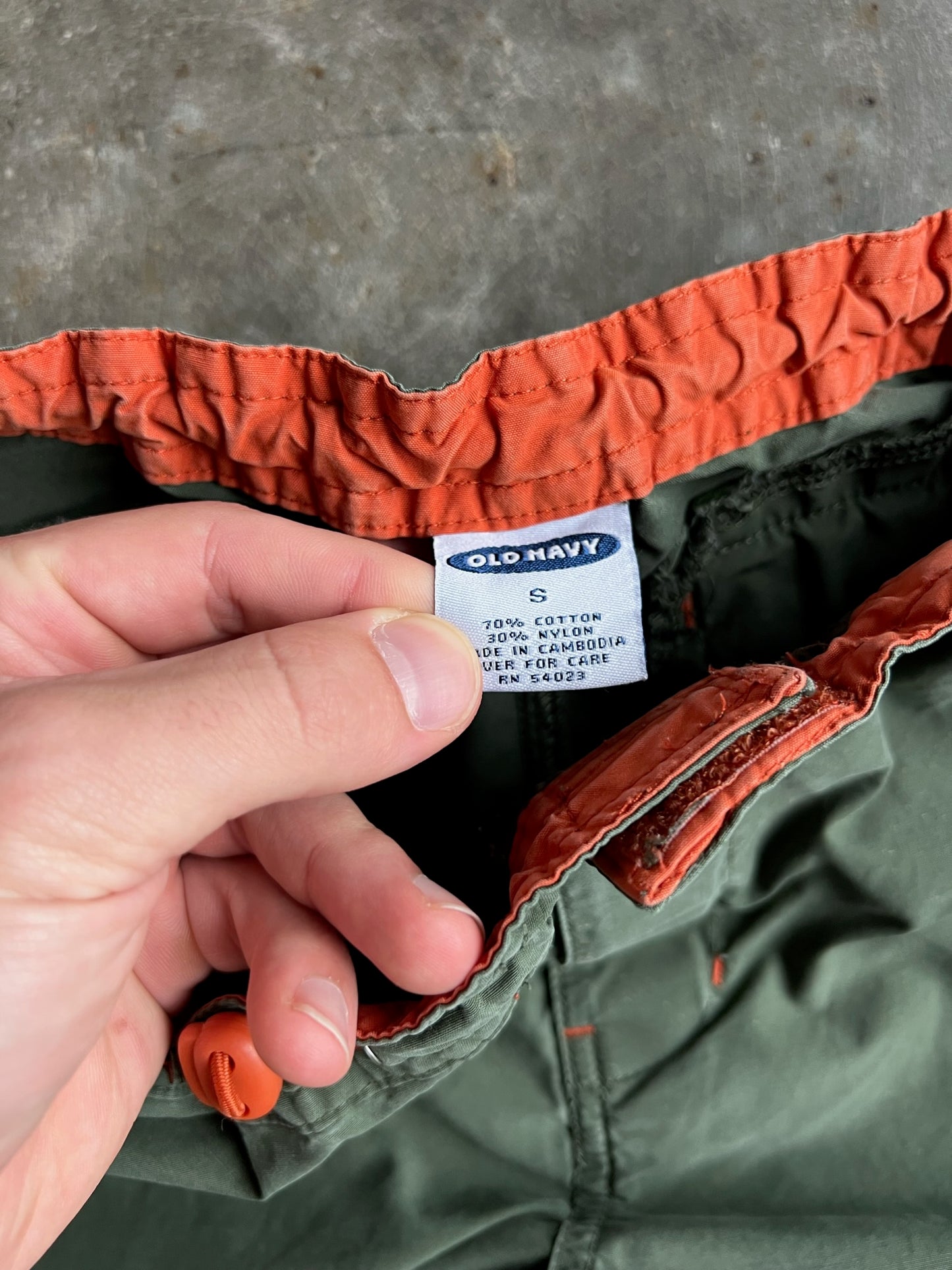 Green Old Navy Drawstring Utility Pants - S