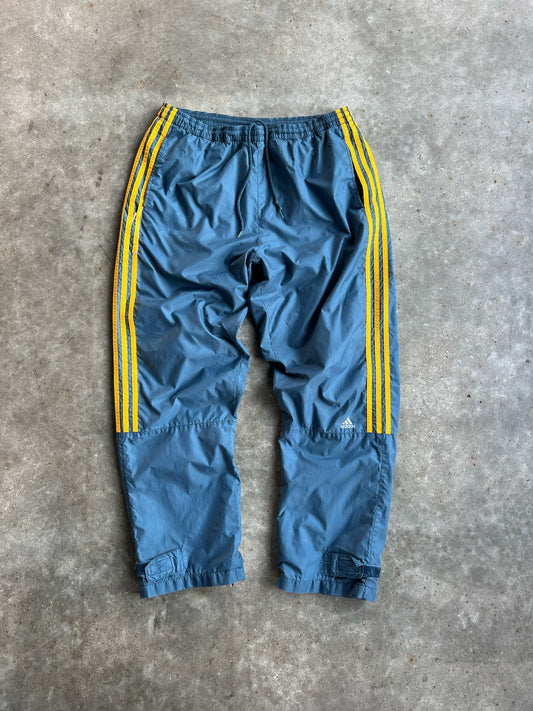 Vintage Blue Adidas Striped Track Pants - L