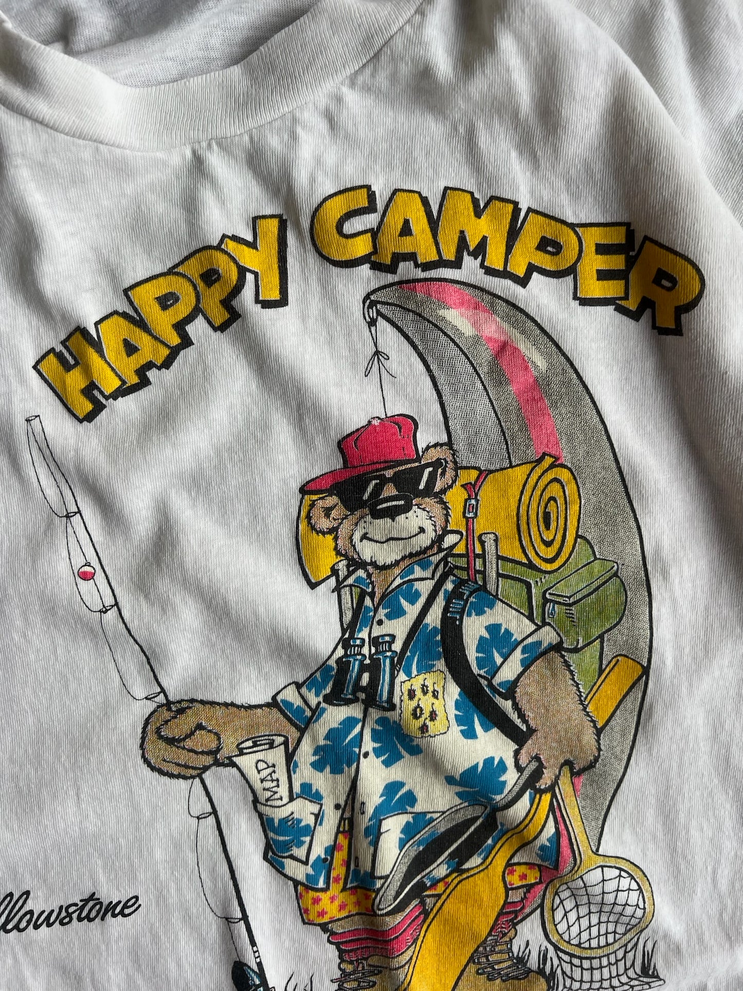 Vintage Happy Camper Cal Cru Shirt - L