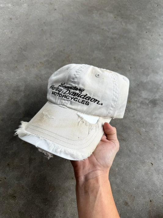 Vintage Distressed Legendary Harley Davidson Strapback Hat