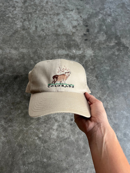 Vintage Cream Colorado SnapBack Hat