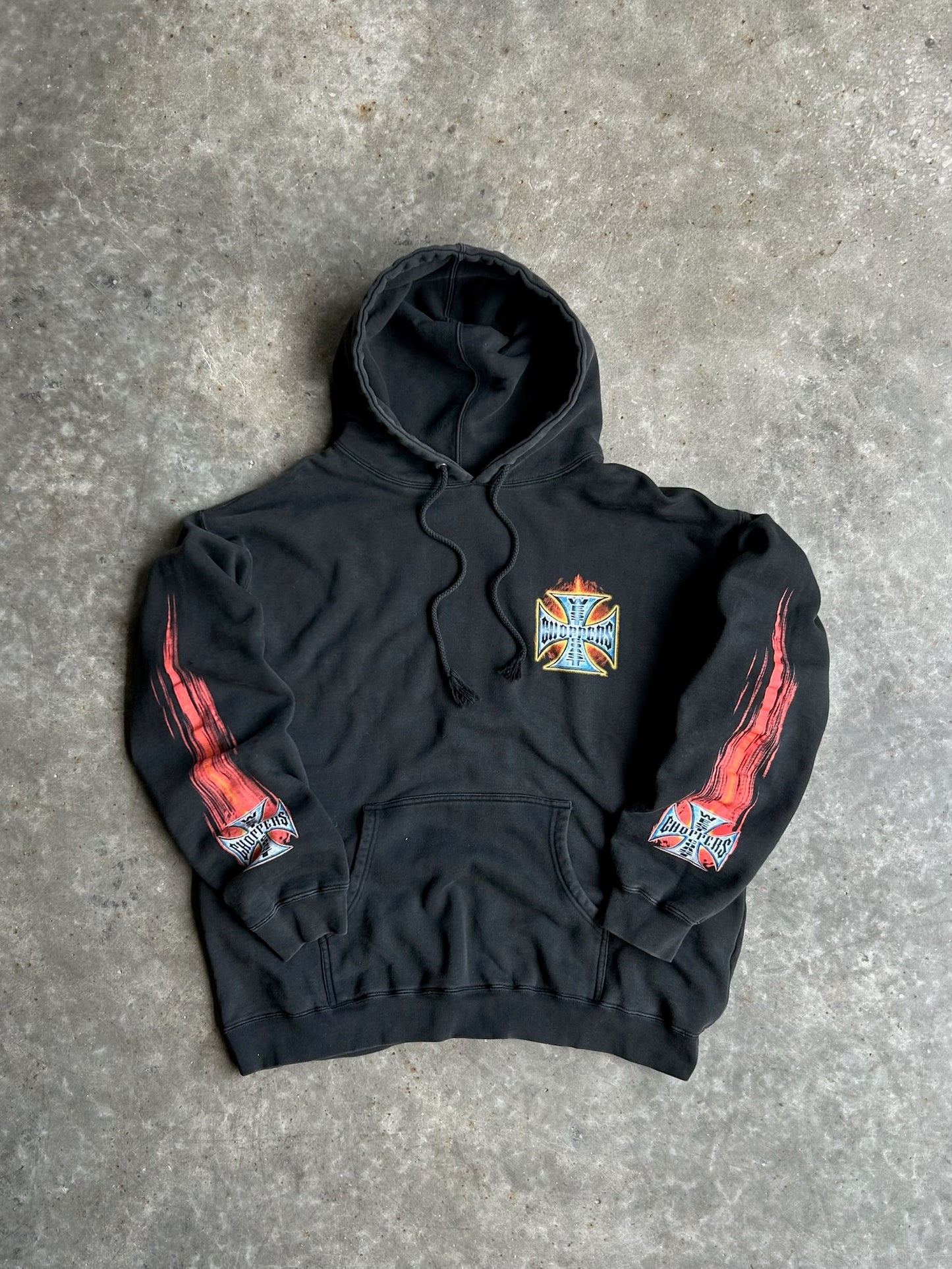 Vintage West Coast Chopper Hoodie - L