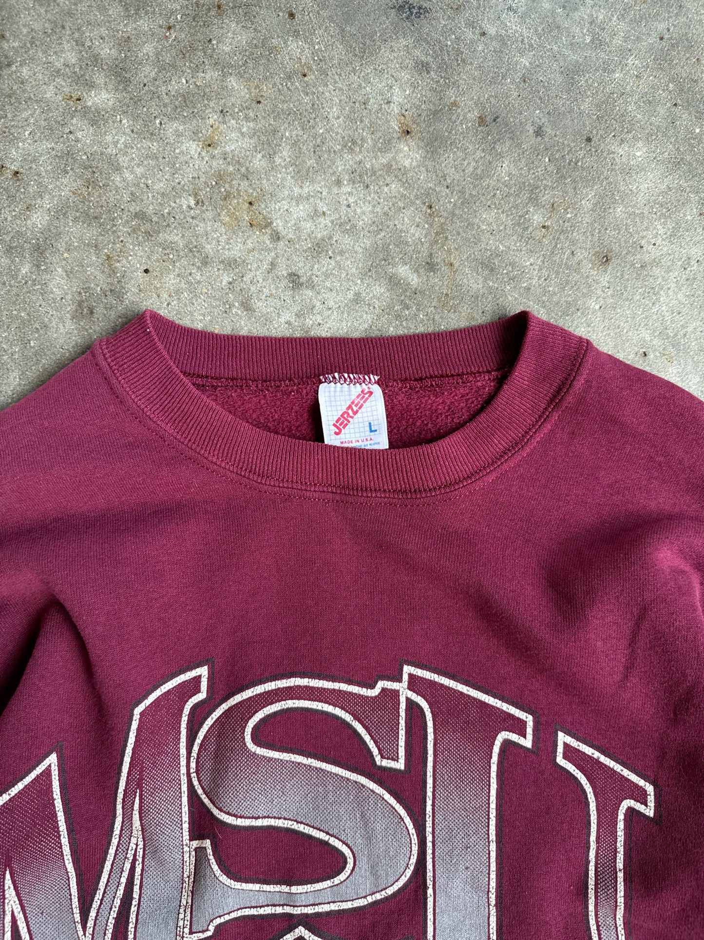 Vintage MSU Bulldogs Crew - L