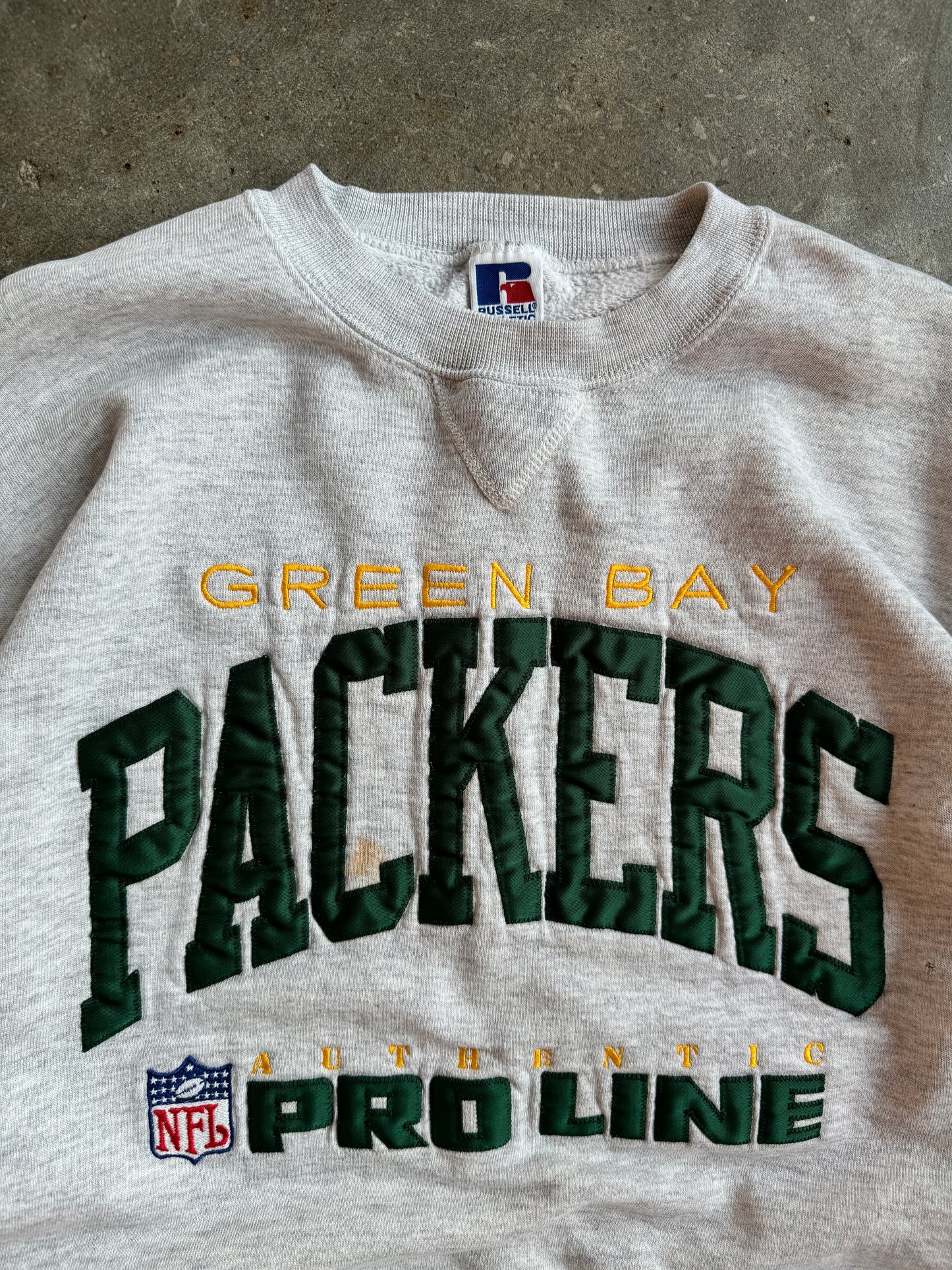 Vintage Green Bay Packers Proline Crew - L