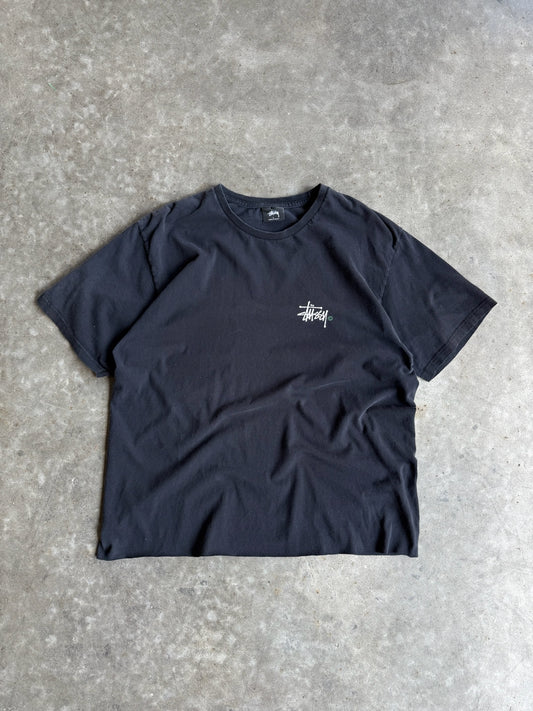 Vintage Stussy Graphic Distressed Tee - L