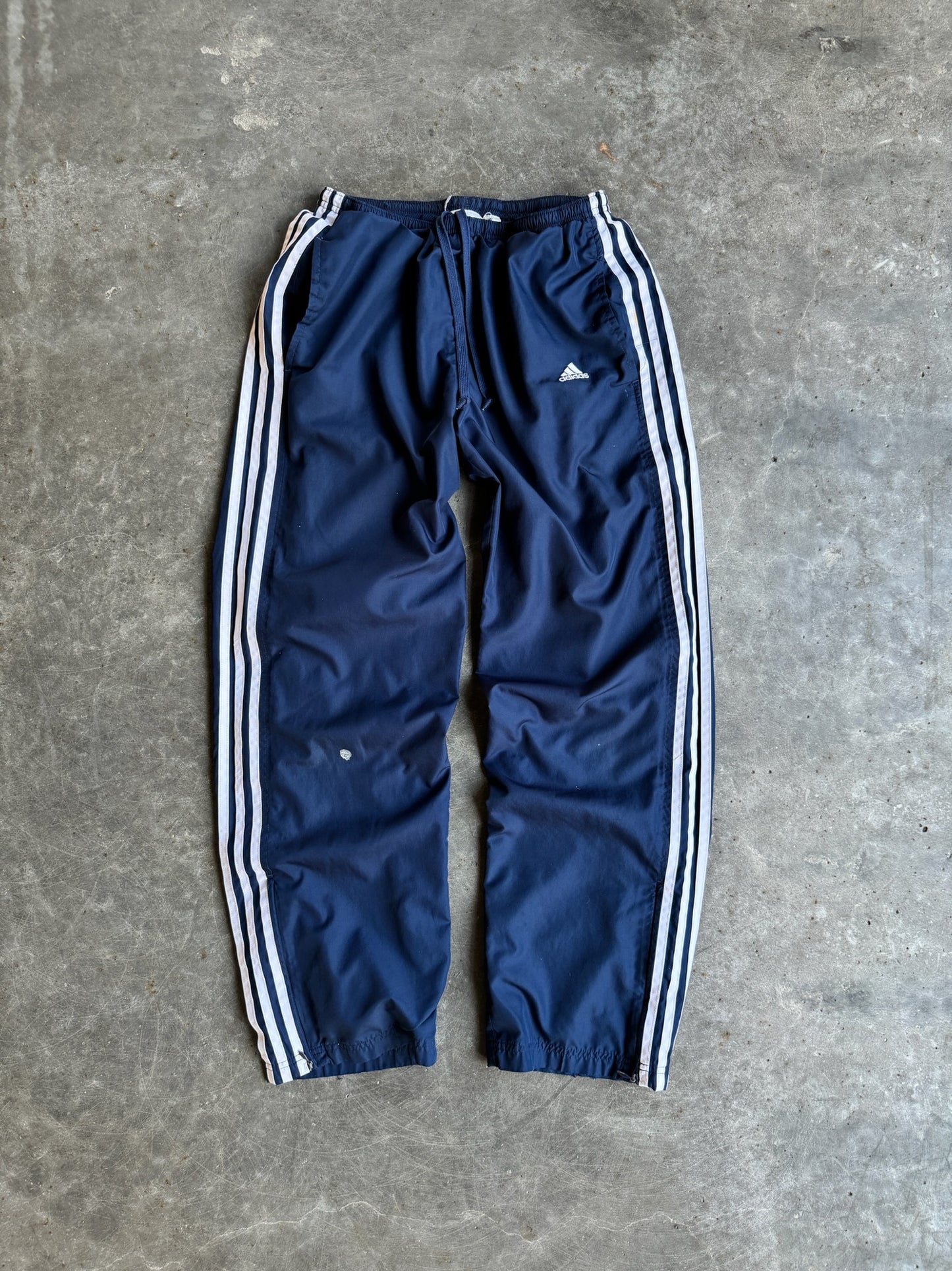 Vintage Navy Adidas Track Pants - M